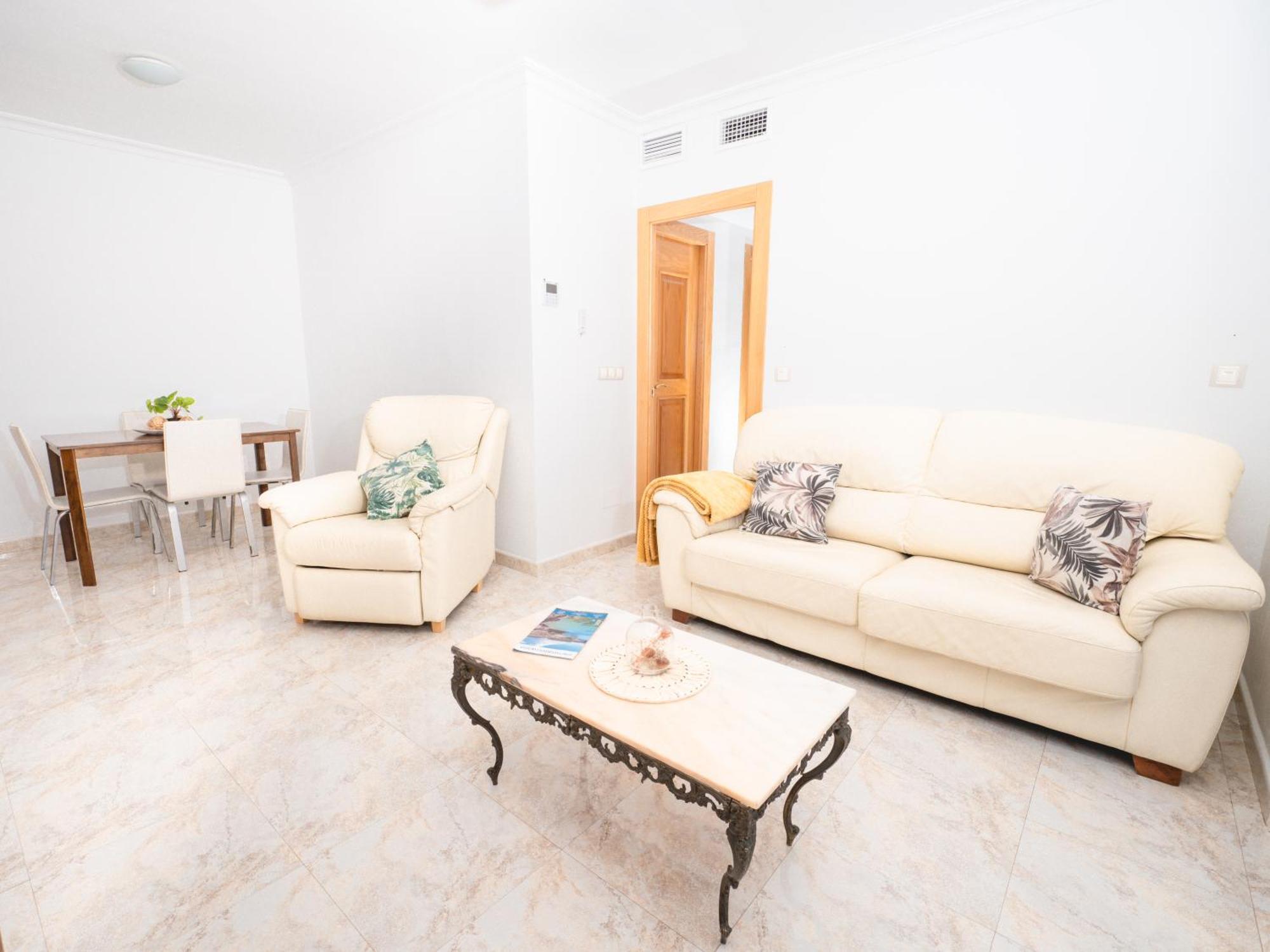 Apartamento ¡Frente al Mar + Garaje y Wifi! Águilas Exterior foto